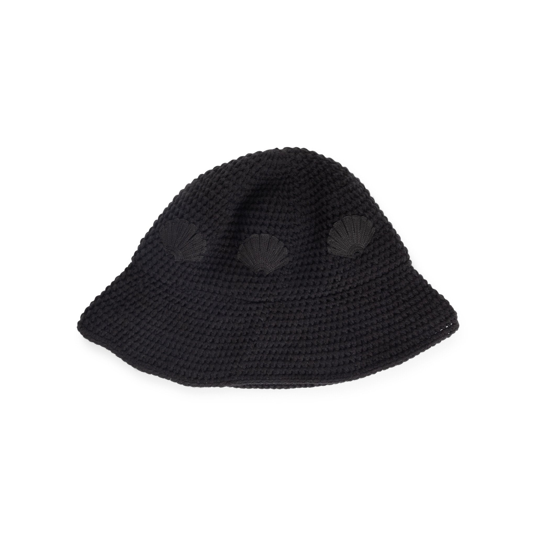 CROCHET HAT - BLACK