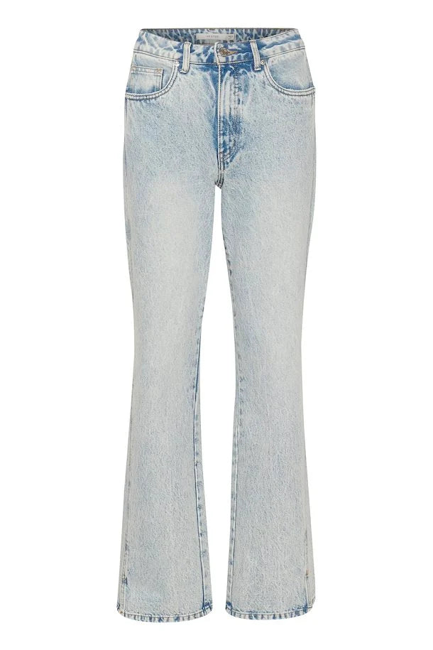 ACIDA STRAIGHT JEANS - LIGHT BLUE ACID WASH