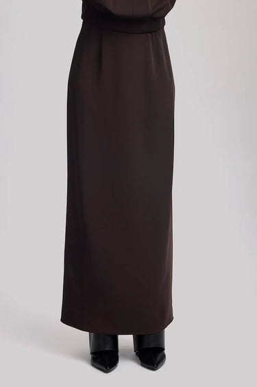 MALENA HW MIDI SKIRT - MOLE