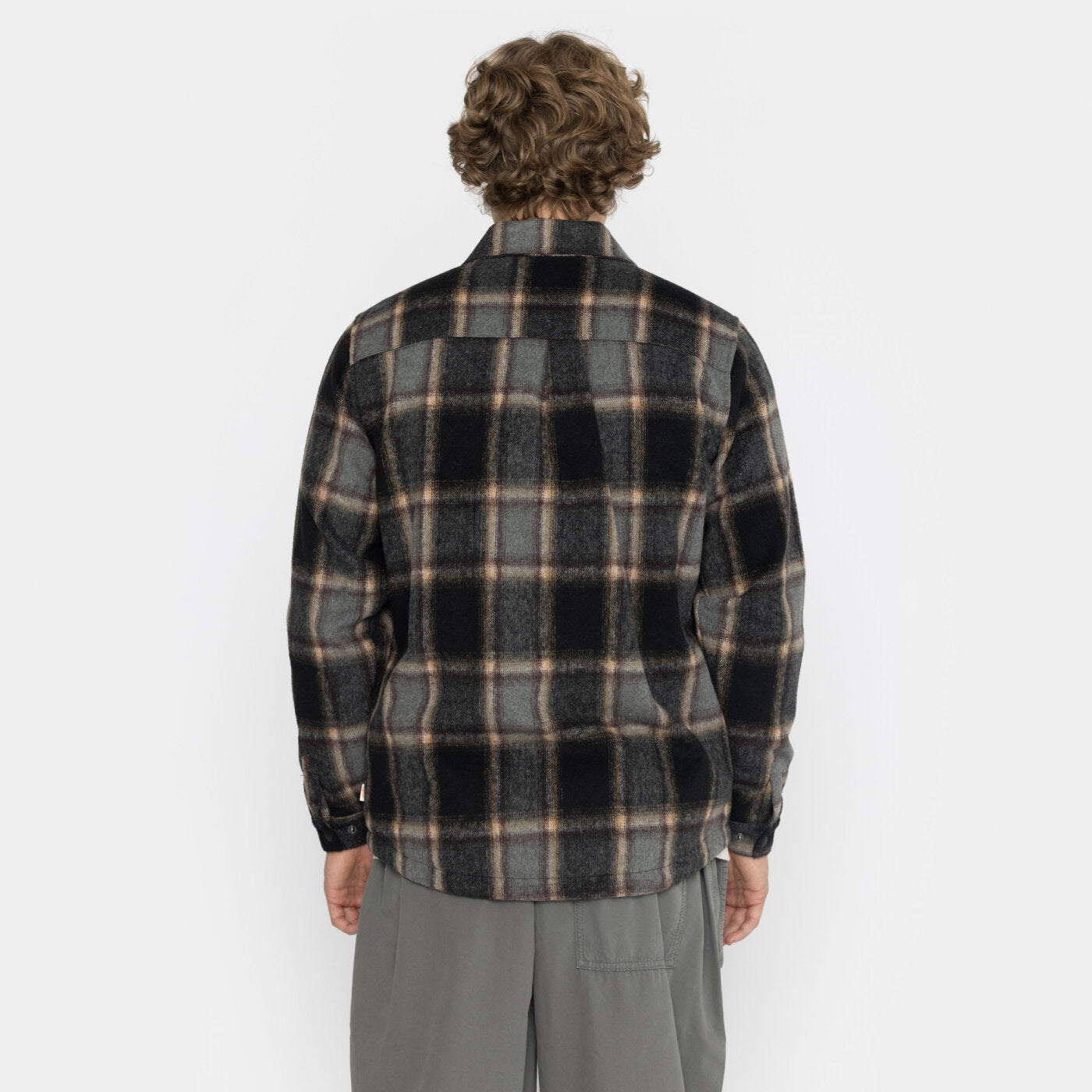 LINED OVERSHIRT W ZIPPER