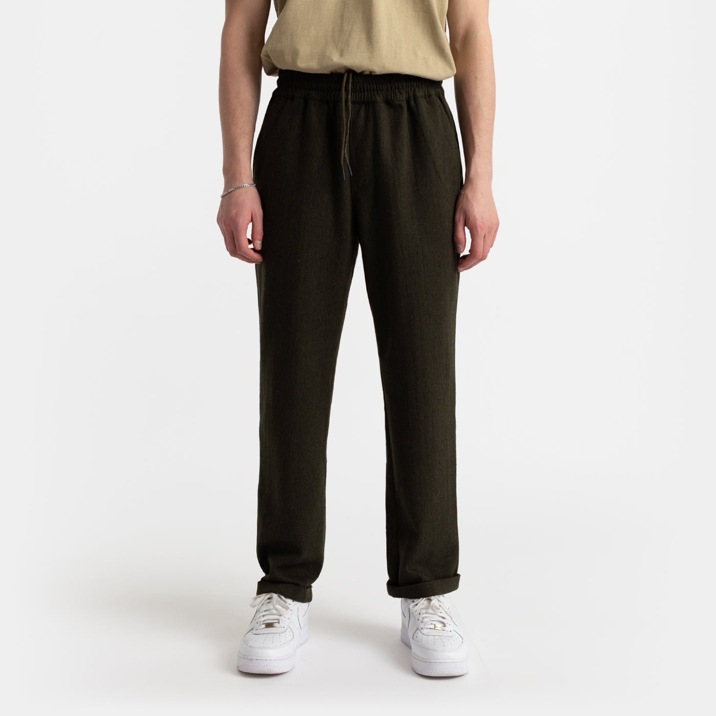 CASUAL PANTS HERRINGBONE
