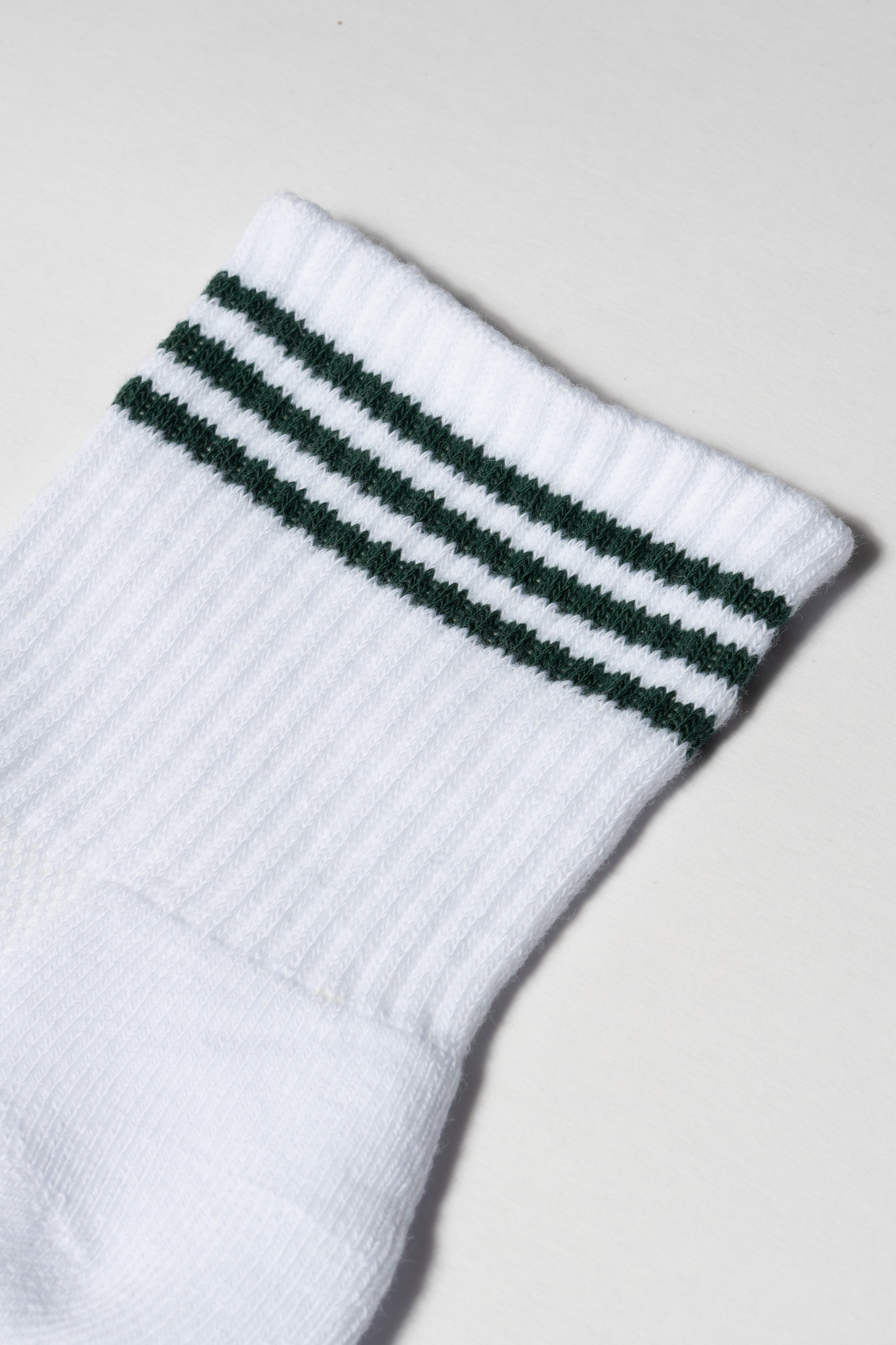 PORTÉ SOCKS - WHITE/GREEN