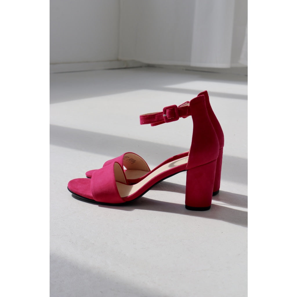 Penny Shoes - Pink Flamingo Suede